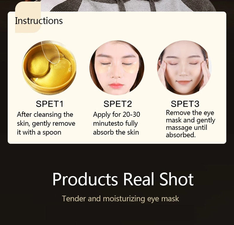 24K Gold Moisturizing Eye Mask